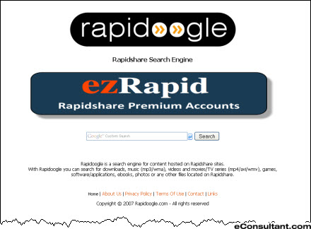 Rapidshare Search Engines Library