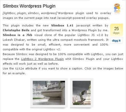 Slimbox Plugin